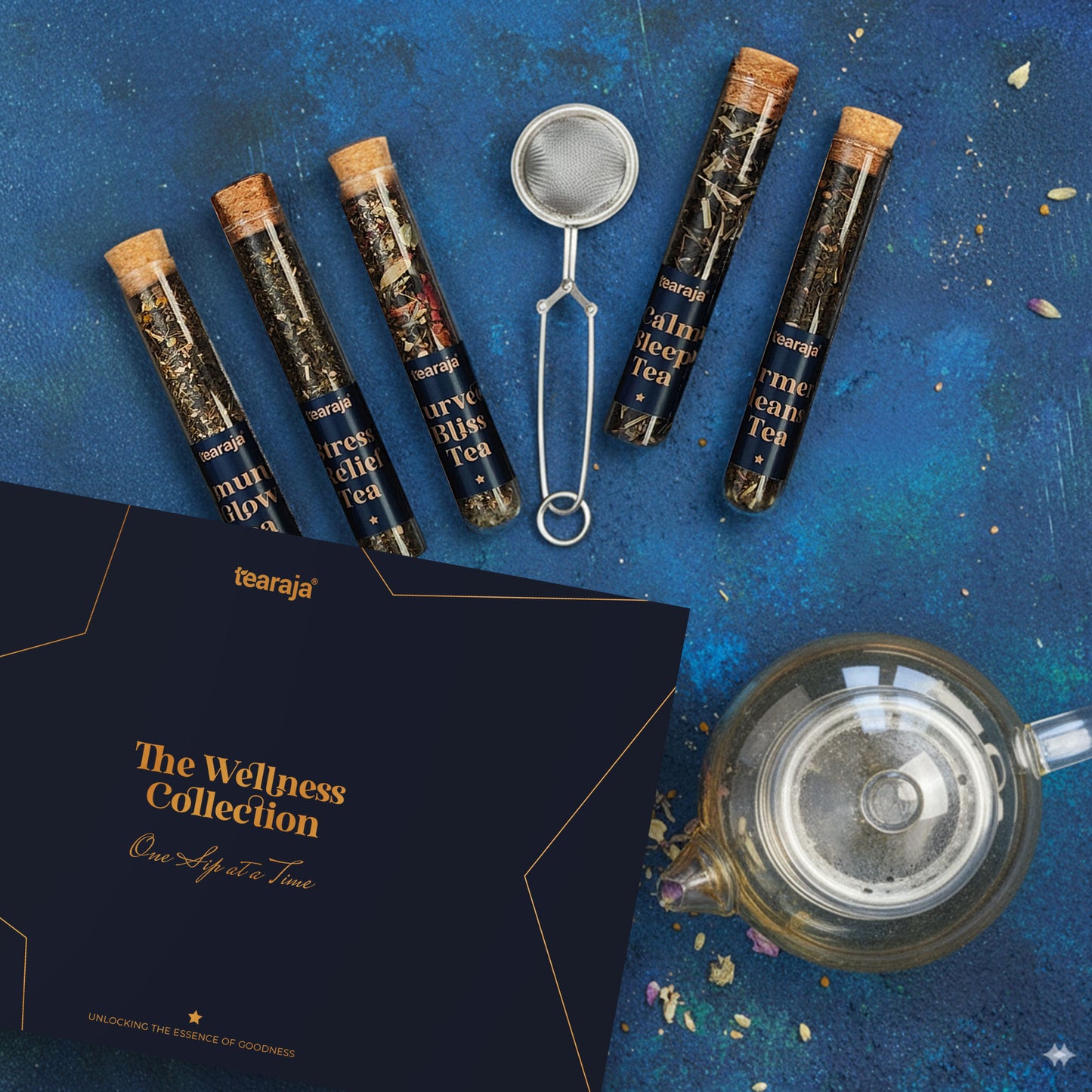 Premium Wellness Collection Gift Set with 6 Teas – The Happiness Story