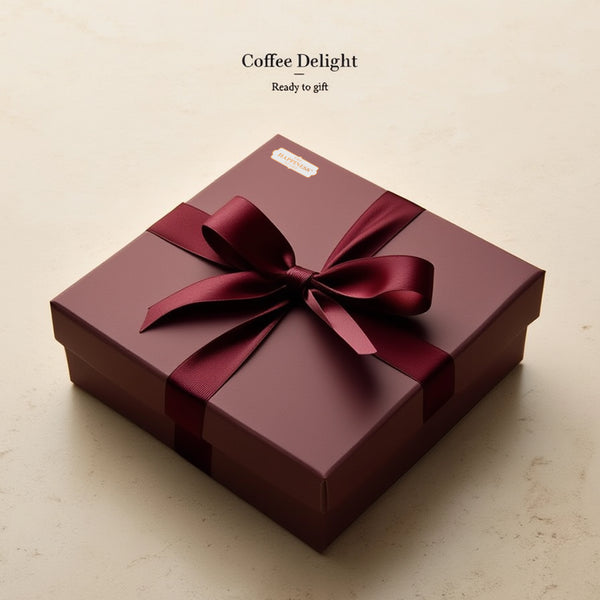 Gift hamper for coffee lovers closed view