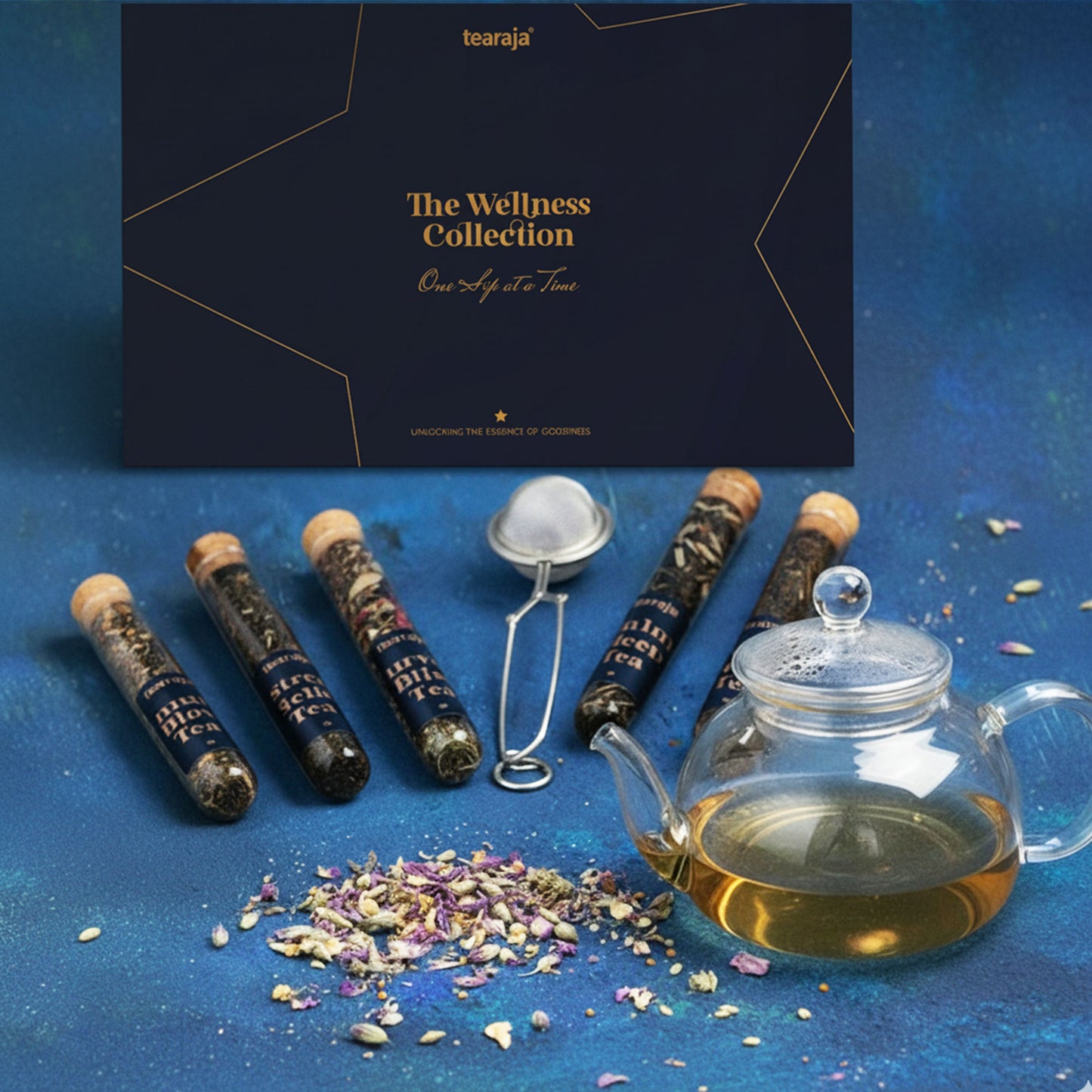 Wellness Collection Herbal Tea Hamper with Elegant Box – The Happiness Story