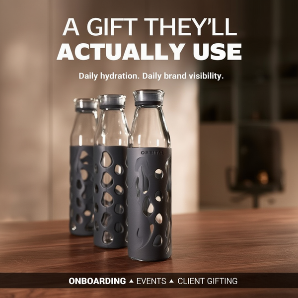 Eco-Friendly Glass Water Bottle with Silicone Sleeve