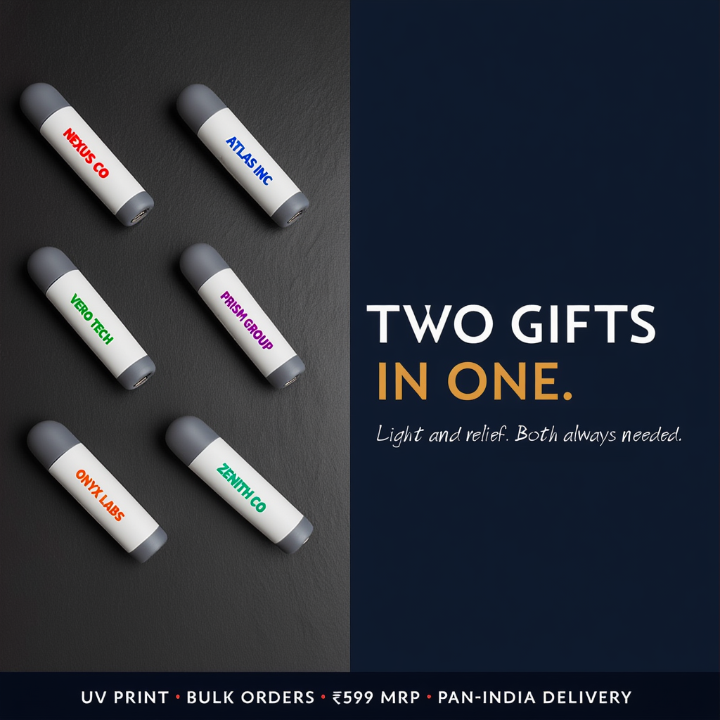 Rechargeable Torch with Massager | 2-in-1 Gadget