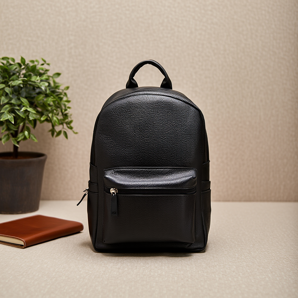 POLICE Laptop Backpack – Vegan Leather & Premium Finish