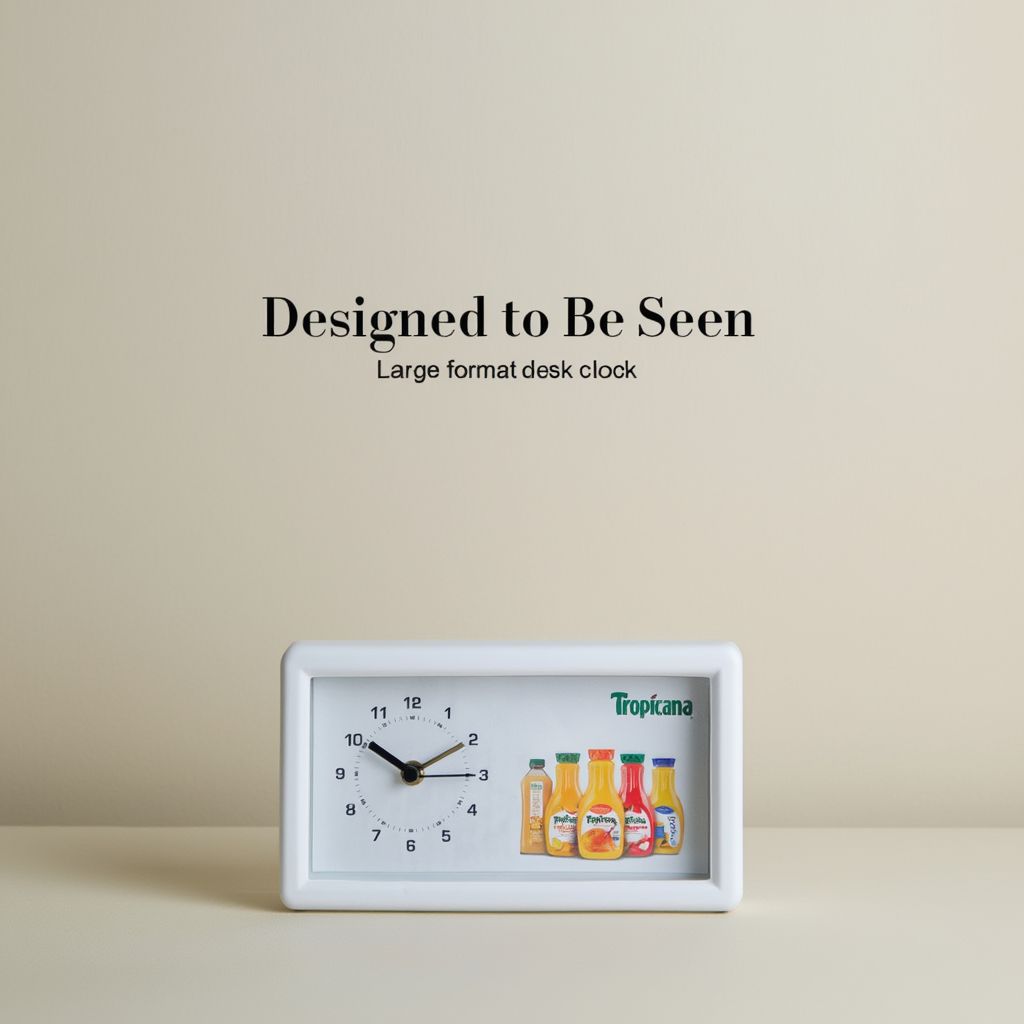 Executive Desk Clock – Large Format (Tabletop)