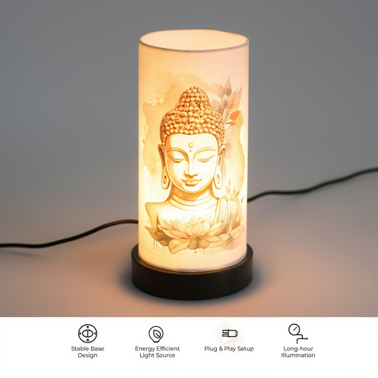 Customizable Artistic Tabletop Night Lamp – 4-Sided Panel Design