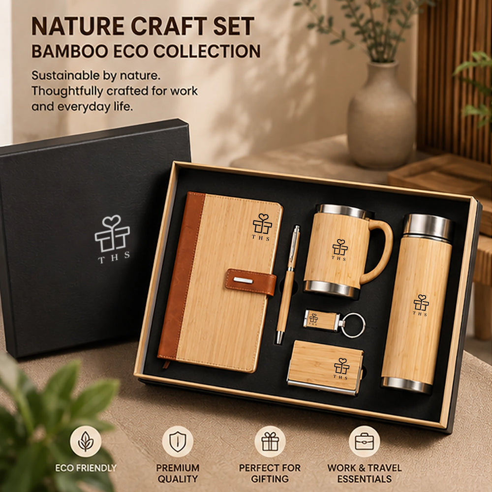 Nature Craft Set — Bamboo Eco Collection, 7-in-1.