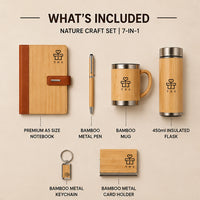 Nature Craft Set — Bamboo Eco Collection, 7-in-1.