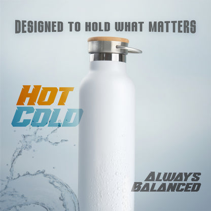 Double-wall insulation keeps beverages hot or cold for up to 6–8 hours.