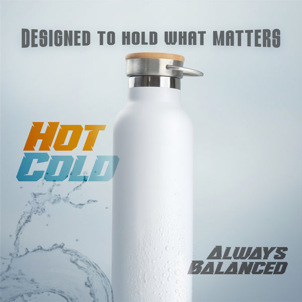Double-wall insulation keeps beverages hot or cold for up to 6–8 hours.