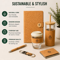 Cork Sphere — Cork Corporate Gift Set | 6-in-1 Flap Notebook Collection