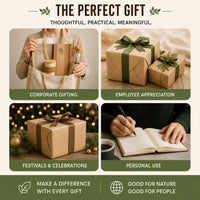 Eco Cork Nature jute gift set for corporate gifting, employee appreciation, festive and personal use with reusable eco-friendly materials