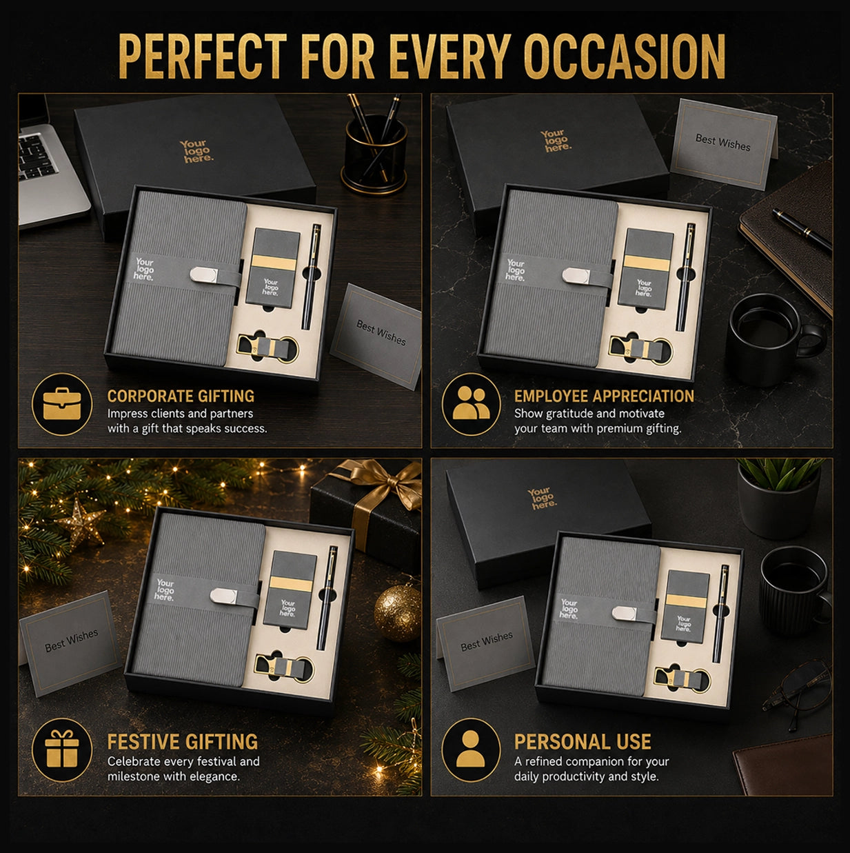 Business Class corporate gift set shown for corporate gifting, employee appreciation, festive gifting and personal use
