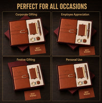Elite Curve Pro 4-in-1 executive gift set shown for corporate gifting, employee appreciation, festive gifting and personal use