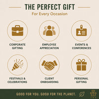 Cork Luxe eco gift set for every occasion — corporate gifting, employee appreciation, events, festivals, client onboarding and personal gifting