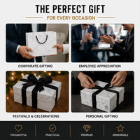 Signature Business luxury gift set for every occasion — corporate gifting, employee appreciation, festivals and personal gifting in marble-finish packaging