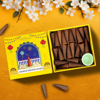 Jasmine-Scented Dhoop Cones (Pack of 40)