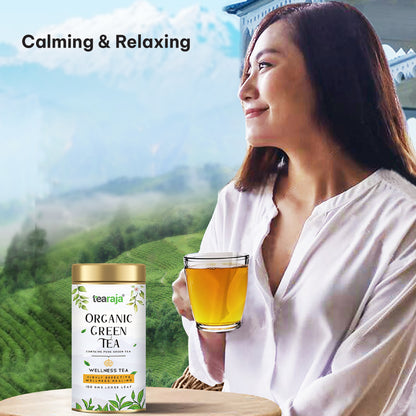Tearaja Organic Green Tea – Loose Leaf 100 g