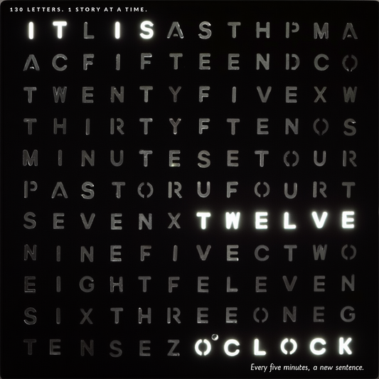 LED Light-Up Word Clock