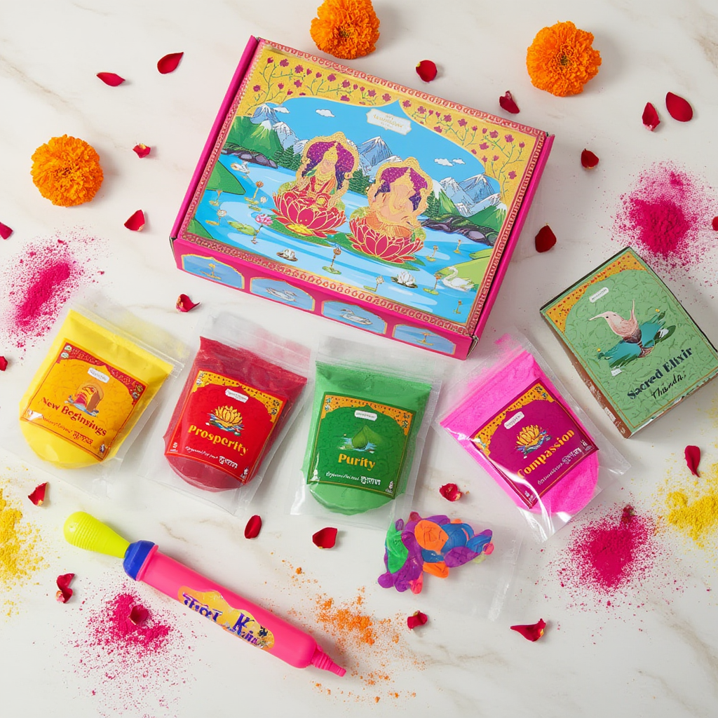 The Laxmi Ganesh Holi Box - Divine Blessings for Festival of Colors