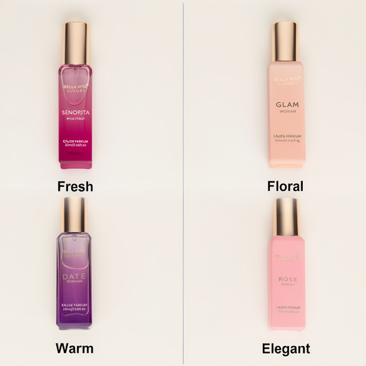 Luxury Perfume Discovery Set – 4 Signature Fragrances (20 ml Each)