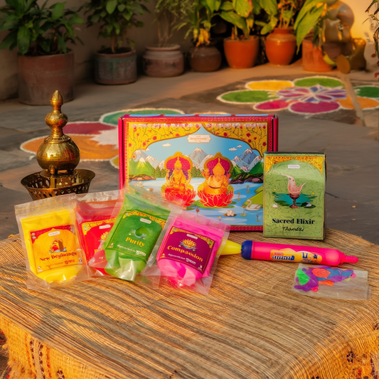 The Laxmi Ganesh Holi Box - Divine Blessings for Festival of Colors
