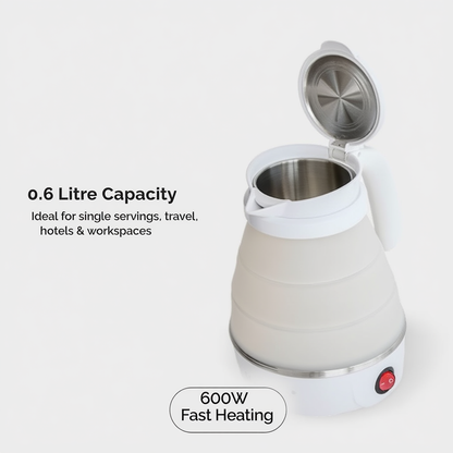 Foldable Electric Travel Kettle & Cook Pot – 0.6L