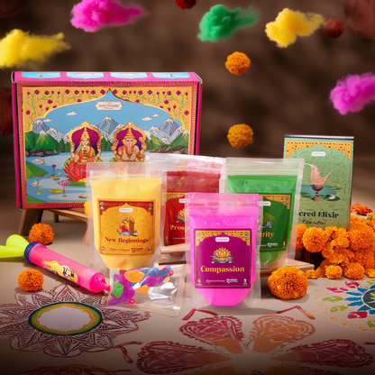 The Laxmi Ganesh Holi Box - Divine Blessings for Festival of Colors
