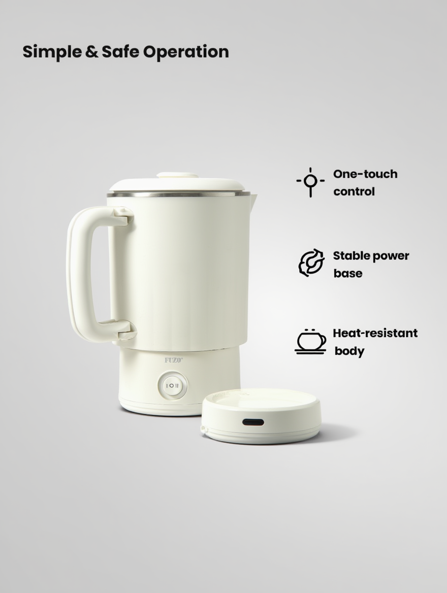 Mini Travel Electric Kettle & Cooking Pot 600ml