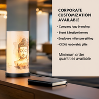 Customizable Artistic Tabletop Night Lamp – 4-Sided Panel Design