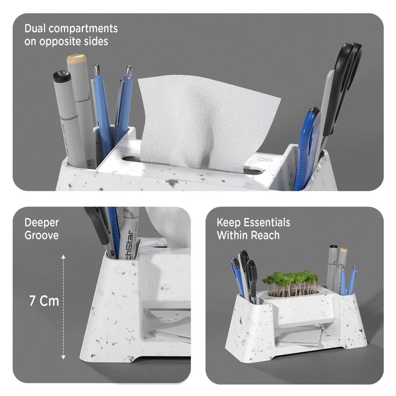 4-in-1 Desk Organiser