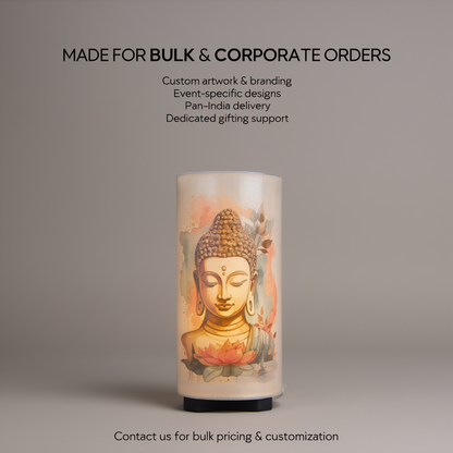 Customizable Artistic Tabletop Night Lamp – 4-Sided Panel Design