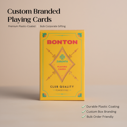 Custom Branded Plastic-Coated Playing Cards