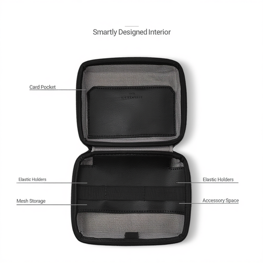 Leatherite Utility Organizer Pouch – Hand-Stitched | Custom Branded Corporate Gift