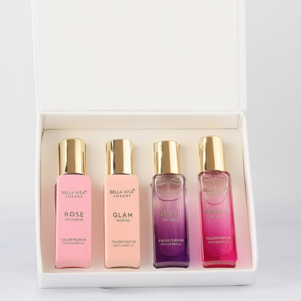 Luxury Perfume Discovery Set – 4 Signature Fragrances (20 ml Each)