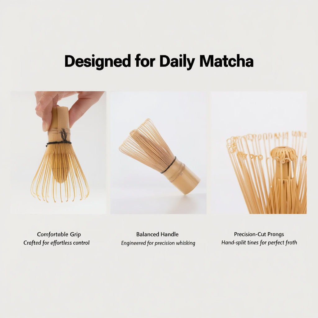 Handcrafted Bamboo Matcha Whisk (Chasen)
