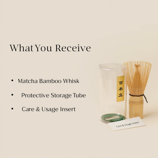 Handcrafted Bamboo Matcha Whisk (Chasen)