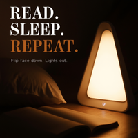 Gravity Sensor Flip LED Lamp with 3 Brightness Modes & Feather Touch