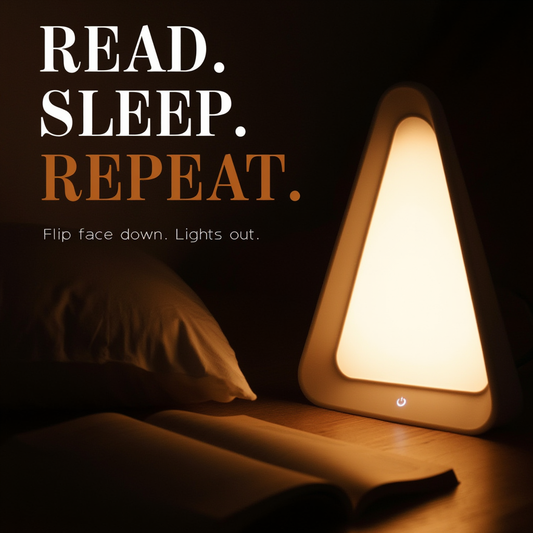 Gravity Sensor Flip LED Lamp with 3 Brightness Modes & Feather Touch