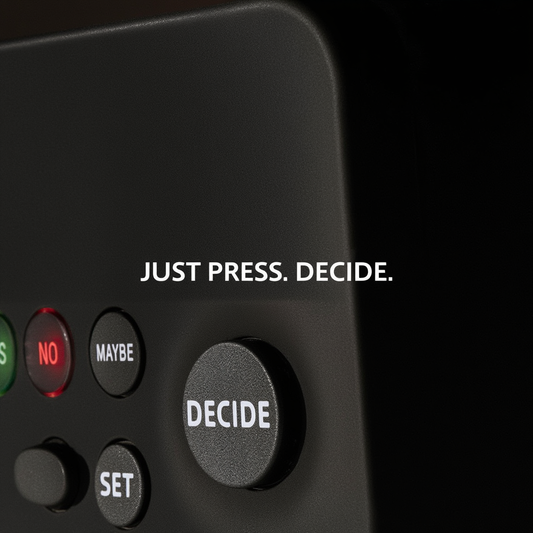 Digital Desk Clock with Decision Maker, Temperature & Humidity Display.