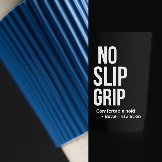 Bamboo Fiber Travel Tumbler with Cold Sleeve