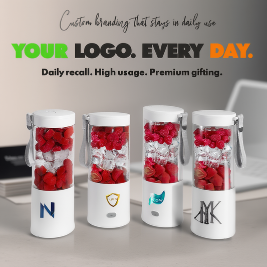 Portable Personal Blender with USB-C Charging | 500ml Rechargeable Smoothie Maker |