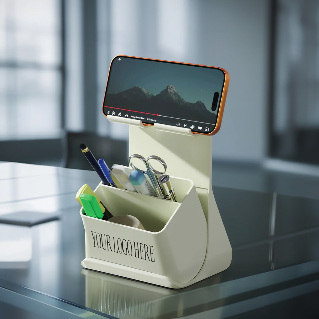 Desk Organizer with Phone Stand