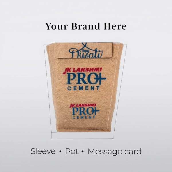 Mini Jute Planter Grow Kit – Eco-Friendly Seed Gift for Corporate & Bulk Gifting (Custom Logo & Branding)