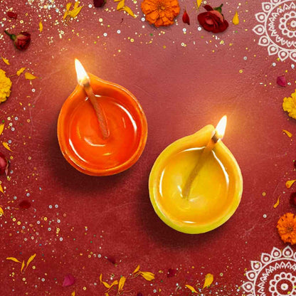 Ceramic Diyas (Set of 2pcs)