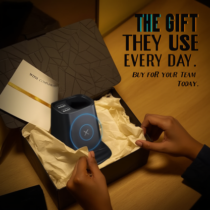 6-in-1 Desk Organiser with Wireless Charger