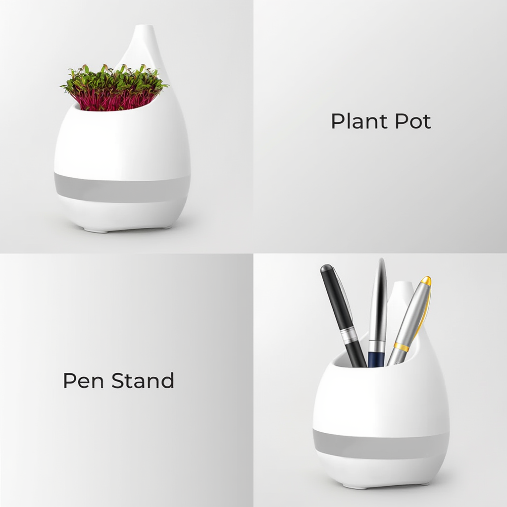 2-in-1 Plant Pot & Pen Stand