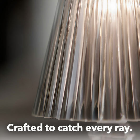 Rechargeable Crystal Table Lamp with Diamond-Faceted Design