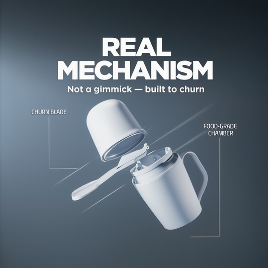 Cordless Rechargeable Portable Ice Cream Maker