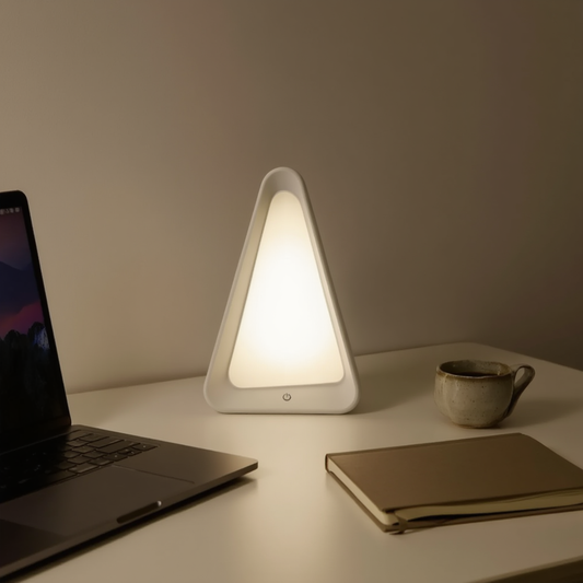 Gravity Sensor Flip LED Lamp with 3 Brightness Modes & Feather Touch