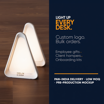 Gravity Sensor Flip LED Lamp with 3 Brightness Modes & Feather Touch