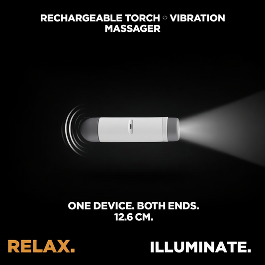 Rechargeable Torch with Massager | 2-in-1 Gadget